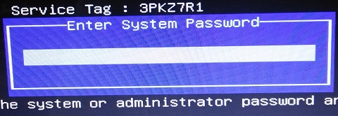 Dell Service Tag Bios Password